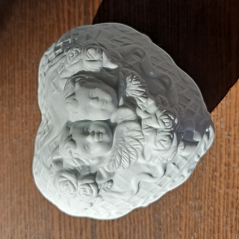 Porcelain Angel Trinket Box